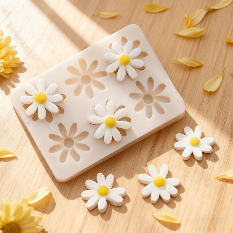 Soap Making Oven - Силиконовая форма 3D «Маргаритка-Подсолнух» для мыла,