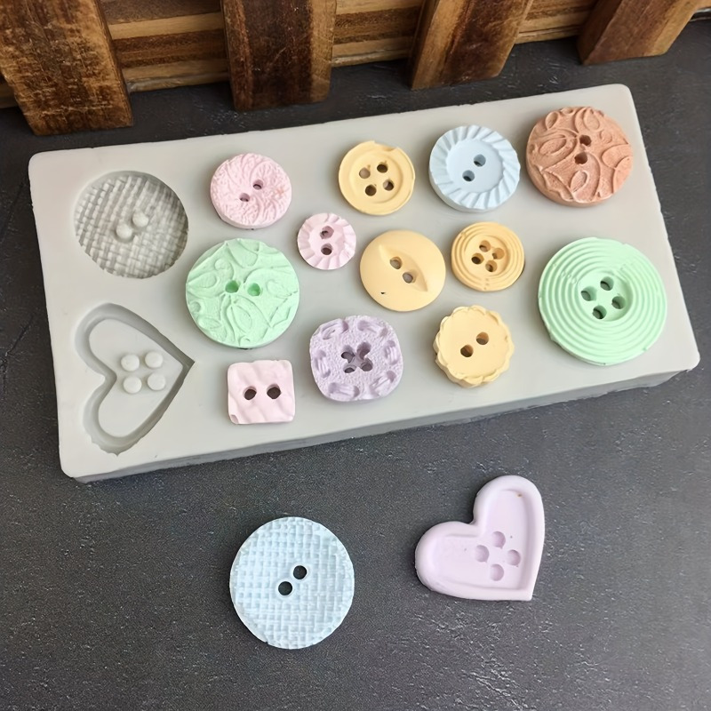 Soap Making Oven - Силиконовая форма для пуговиц, силиконовая форма