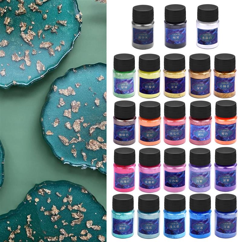 Mica Powder Colorant - 10 г/бутылка перламутровый порошок смола пигмент