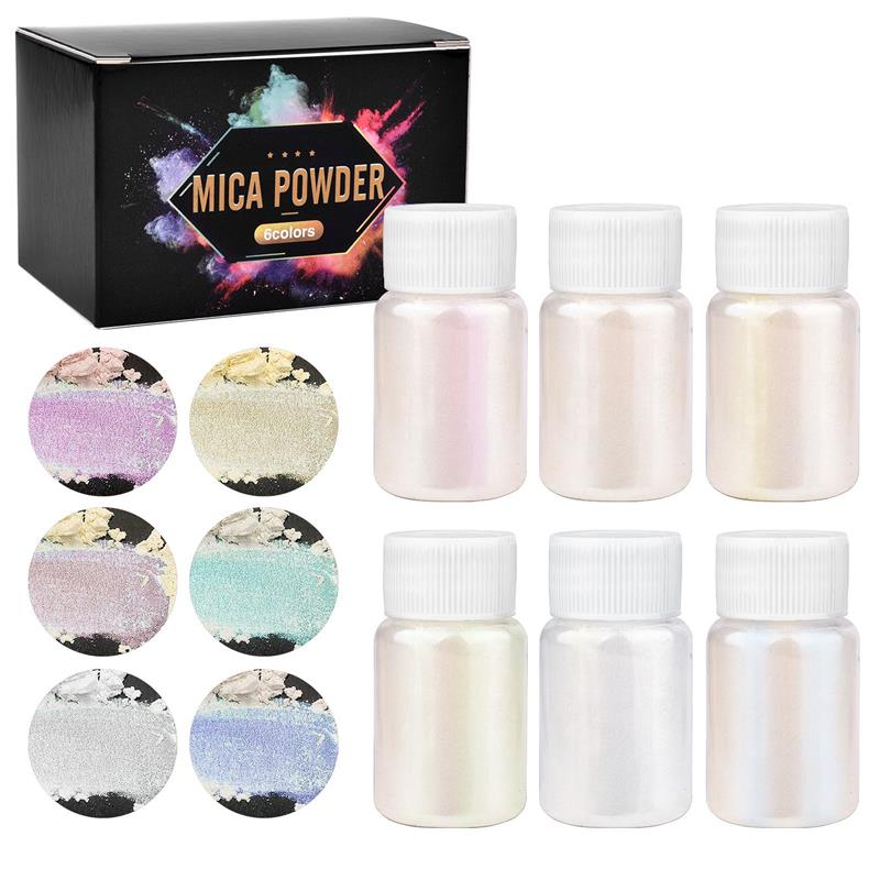 Набор из 6 шт., краска для эпо – обзор и цена Mica Powder Colorant
